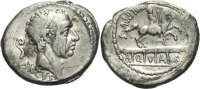 RÖMISCHE REPUBLIK Denar L. Marcius Philippus