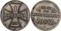 Oberbefehlshaber Ost 1 Kopeke 1916 ss 15,00 EUR  zzgl. 2,00 EUR Versand