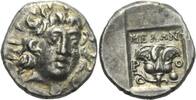 Inseln vor Karien Rhodos Hemidrachme Magistrat Melantas
