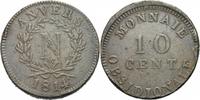 Napolen Antwerpen Belgien 10 Cent Belagerungsgeld Napoleon, 1804 - 1815