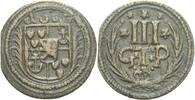 Bentheim-Tecklenburg-Rheda 3 Pfennige Johann Adolph 1674-1700.