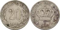 Griechenland 20 Lepta Georg I., 1863 - 1913.