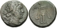 Bosporus Pantikapaion AE Obol Zur Zeit Mithradates VI., 120 - 64.
