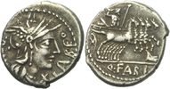 RÖMISCHE REPUBLIK Denar Q. Fabius Labeo Denar 124 BC