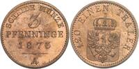 Preussen Berlin 3 Pfennige Wilhelm I., 1861 - 1888. -
