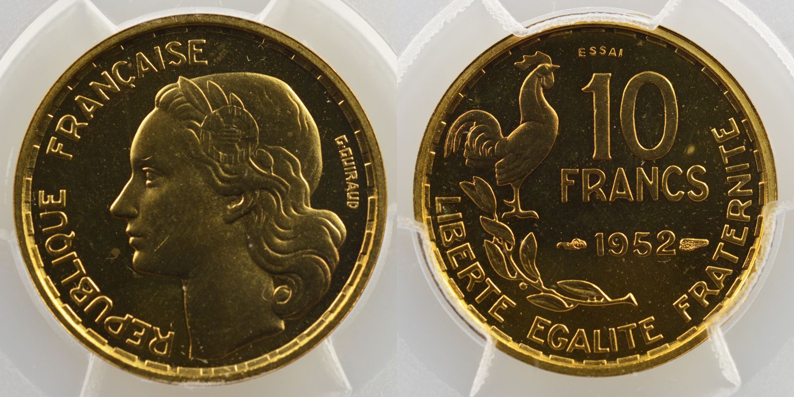m-nzen-10-franken-1952-g-812-guiraud-pi-fort-essai-pcgs-sp66-fdc-ma-shops