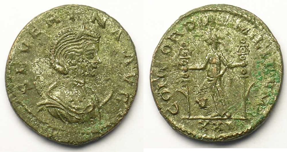 Münzen Aurelianus Severina (Gattin des ) Antoninian R/ CONCORDIAE