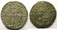 Französische königlische Münzen 1608 Morlaas TTB+