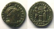 Münzen Centenionalis ou Nummus Constantinus I (306-337) R/ VICTORIAE LAETAE PRINC PERP (Arles, 2° officine 318-319) TTB+/SUP -