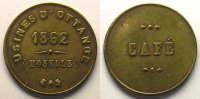 Münzen OTTANGE (57) Usines d'Ottange, Café Lt,R 23,5mm TTB -