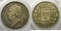 Münzen Frankreich 1793-1959 1824 A (Paris) PCGS-MS62 SUP/FDC