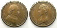 Münzen bronze Medaillen Ferd. de Saint Urbain série des Ducs de Lorraine Mathieu II 47 mm TTB+ -