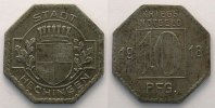 Münzen Hechingen (Hohenzollern) Stadt 10 Pfg TTB -