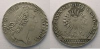 Münzen jeton rond en argent Jetons des alten Regims Corporations et Professions diverses Tapissiers Louis XV TTB -
