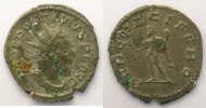 Münzen Antoninian Postumus (260-269) R/ HERC PACIFERO (Cologne 260-265) TTB -