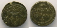 Münzen Teston Frankreich Règne indéterminé Poids monétaire du 1/2 TTB+ -