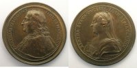 Münzen bronze Medaillen Ferd. de Saint Urbain série des Ducs de Lorraine Mathieu I 46 mm TTB -