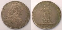Münzen jeton rond en argent Jetons des alten Regims Chambre aux Deniers Louis XV TTB -