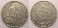 Münzen jeton rond en argent Jetons des alten Regims Officiers de la Ville Conseillers de Ville Louis XIV TTB -