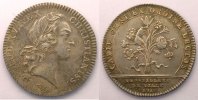 Münzen jeton rond en argent Jetons des alten Regims Officiers de la Ville Conseillers de Ville Louis XIV TTB+ -
