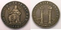 Münzen jeton rond en argent Jetons des alten Regims Chambre aux Deniers Deniers revenans bons Louis XIV TTB -