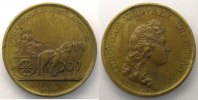 Münzen Blanc Medaillen von Louis XIV année MAUGER/Jean le Entrée de la Reine à Paris bronze 41mm SUP -