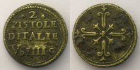 Münzen Vatikan und Kirchenstaat Anonyme Poids monétaire du Double Pistoles d'Italie TB+/TTB -