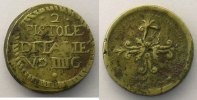 Münzen Vatikan und Kirchenstaat Anonyme Poids monétaire du Double Pistoles d'Italie TB+/TTB -