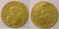 Ausländische Münzen Once d'or Charles de Bourbon (1734-1759) 1750 FN (Palerme) TTB+