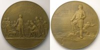 Münzen cent Numismatik der Bergwerken Anzin, arr. de Valenciennes Compagnie des mines d'Anzin -cinquantenaire 1757-1907 médaille en bronze 60mm SUP -
