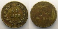 Münzen 50 Lire Italien Poids monétaire de la pièce de TTB -