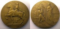 Münzen bronze Numismatik der Weltausstellungen Bruxelles (B) Devresse Médaille en 71mm SUP/FDC -
