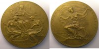 Münzen bronze Numismatik der Weltausstellungen Liège (B) DUBOIS 70mm SUP/FDC -