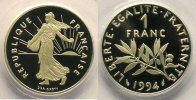 Münzen Frankreich 1959-2001 1994 dauphin PCGS-PR69DCAM BE
