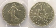 Münzen Frankreich 1959-2001 1960 grand 0 PCGS-MS63 pr.FDC
