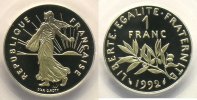 Münzen Frankreich 1959-2001 1992 PCGS-PR68DCAM BE