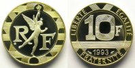 Münzen 10 Franken G.827 Génie Belle Epreuve/Proof -