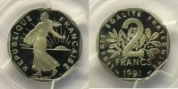 Münzen Frankreich 1959-2001 1991 PCGS-PR69DCAM BE