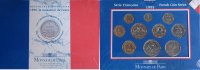 Münzen Frankreich 1959-2001 BU 1999