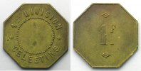 Münzen Notgeld von Messes und Militärkreise Cantines des casernes parisiennes (2nd Empire) 1 F Caserne des Célestins Lt, oct 22,5mm TTB+ -