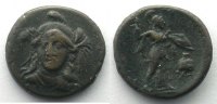 Griechische Münzen Bronze 17mm TB+/TTB