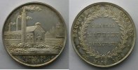 Münzen jeton rond en argent Numismatik der Bergwerken Douchy Découverte du Charbon 31mm SUP -