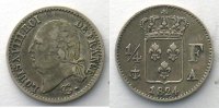 Münzen Frankreich 1793-1959 1824 A (Paris) TB+/TTB