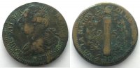 Münzen aus der französischen Revolution 1792 BB (Strasbourg) TB+