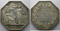 Münzen Jeton Numismatik der Versicherungsgesellschaften Paris / Mutuelle incendie M.A.C.L. octogonal en argent Incendie SUP/FDC -
