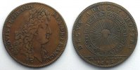 Münzen jeton rond en cuivre Jetons des alten Regims Batiments du Roi Louis XIV TTB -