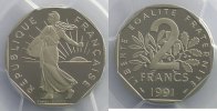 Münzen Frankreich 1959-2001 1991 PCGS-PR68DCAM BE