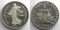 Münzen Frankreich 1959-2001 1994 dauphin Belle Epreuve