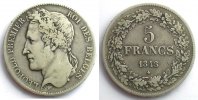 Ausländische Münzen 5 Francs 1848 TB+/TTB