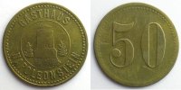Münzen Leipzig (Sachsen) Gasthaus Napoleonstein 50 (Pf) TB+ -